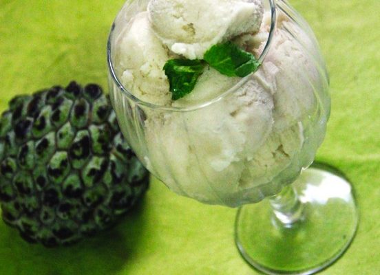 Sitaphal Ice-Cream Recipe/ Custard Apple Ice-Cream Recipe