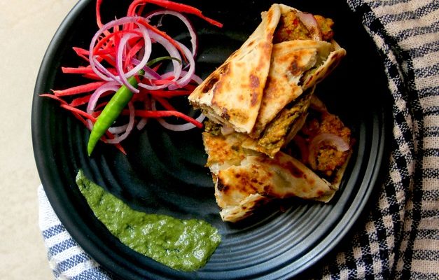 Veg Kathi Roll Recipe