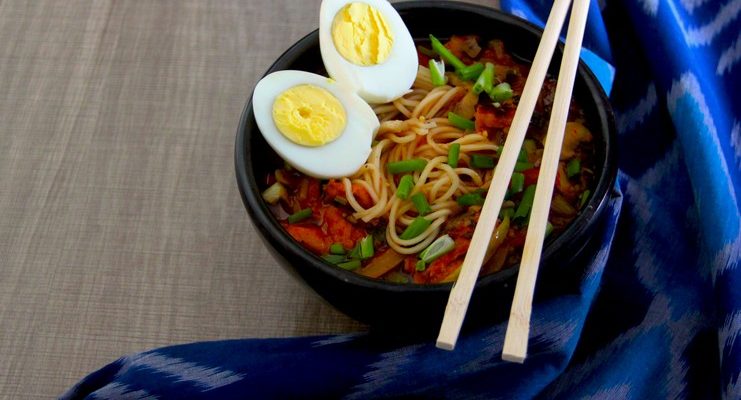 Soupy Chicken Ramen Noodles Recipe