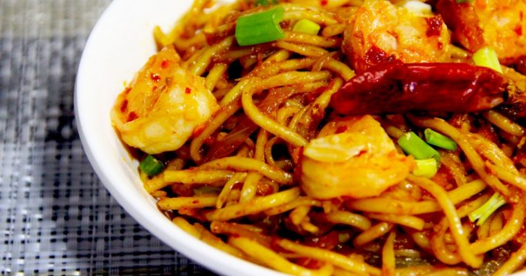 Prawns Chilli Garlic Noodles